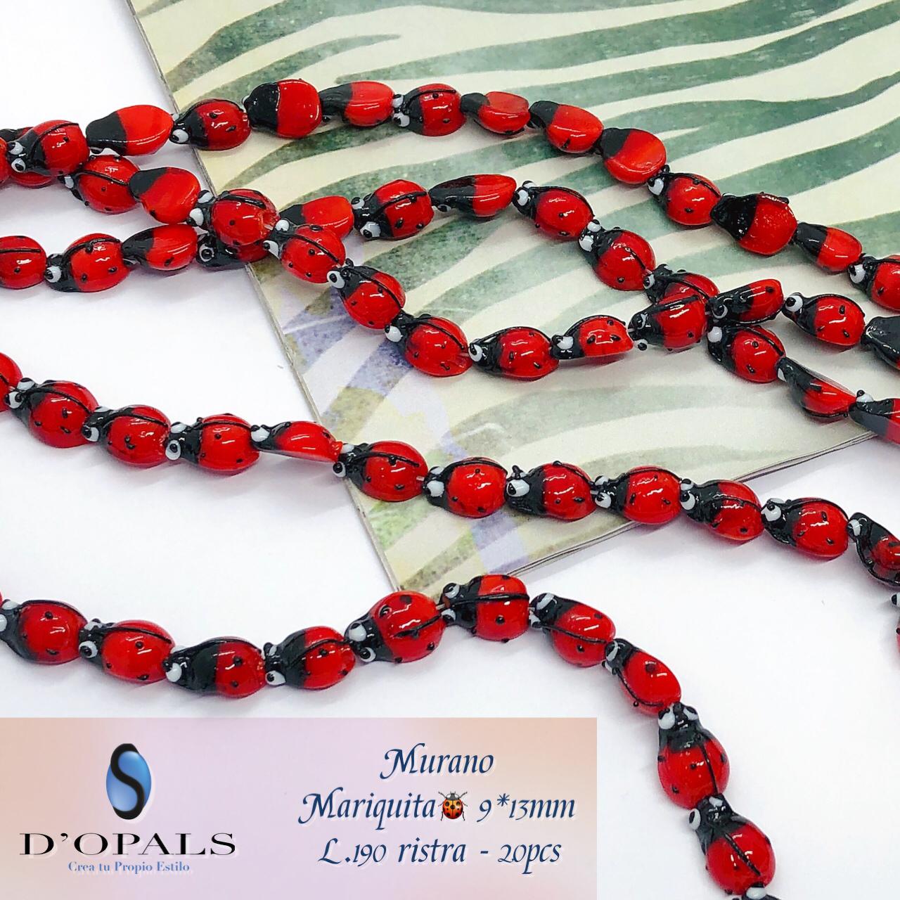 MURANO MARIQUITA 9X13MM 20PCS