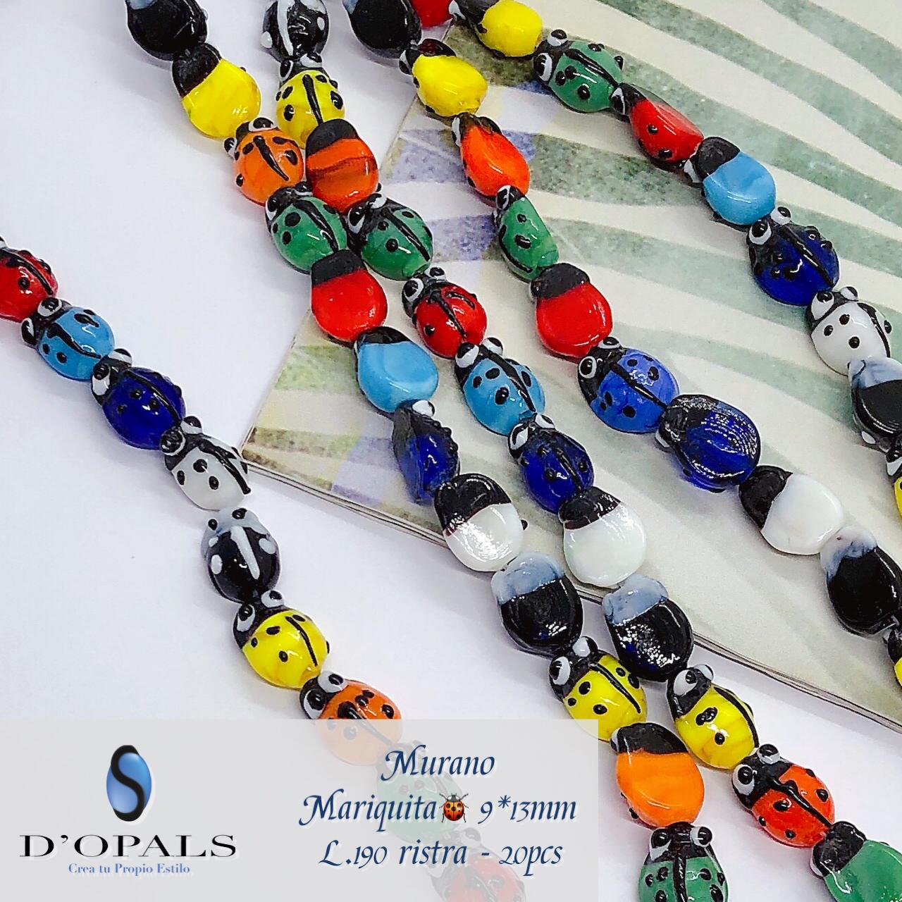 MURANO MARIQUITA MIXTA 9X13MM 20PCS