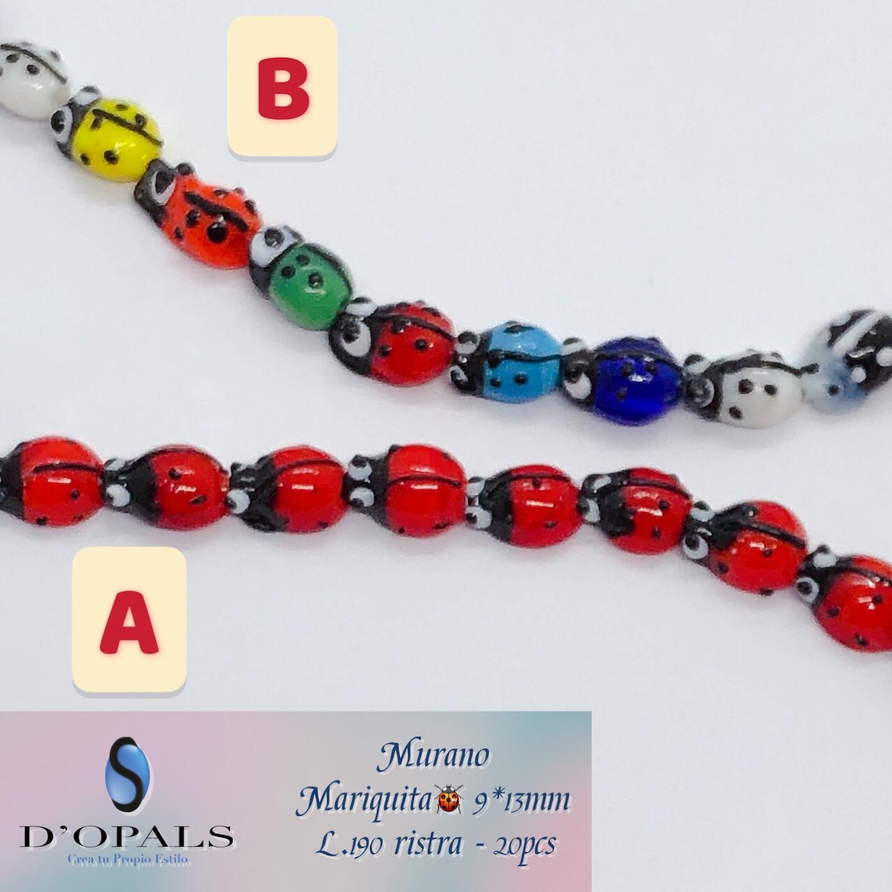 MURANO MARIQUITA 9X13MM 20PCS