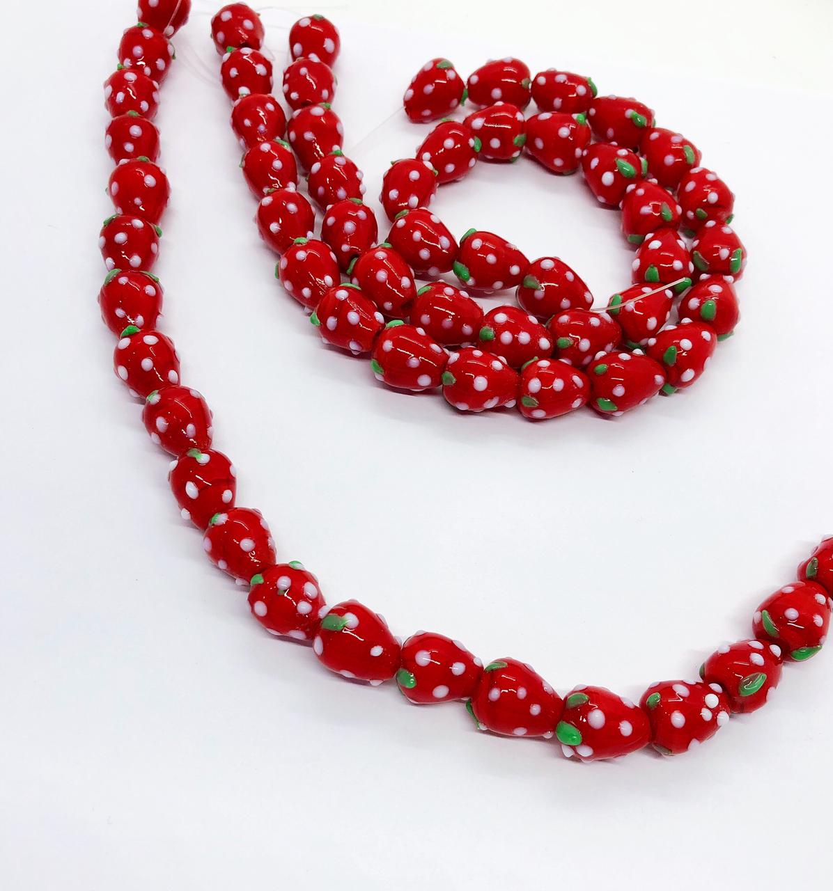 MURANO FRESAS 13X15MM 20PCS APROX.