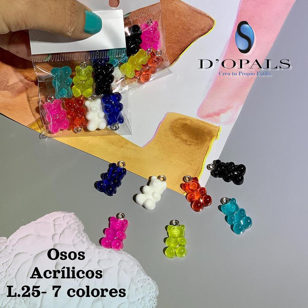 OSOS ACRILICOS 17MM 7PCS
