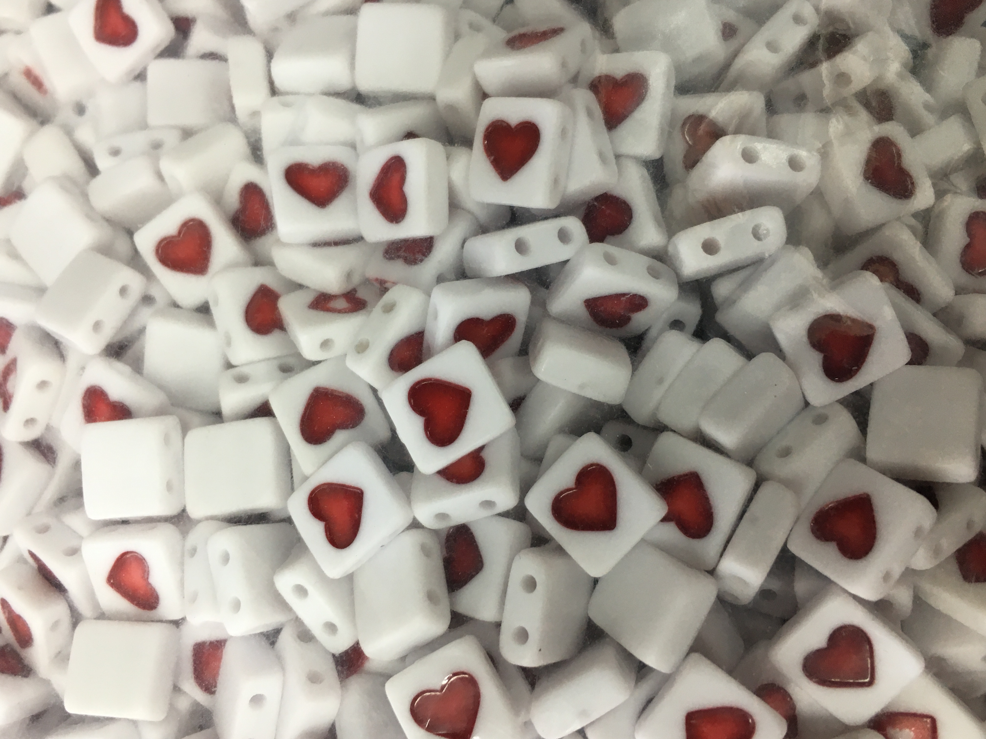 SEPARADORES CORAZONES CUADRADOS DE DOS HILOS 500GRAMOS