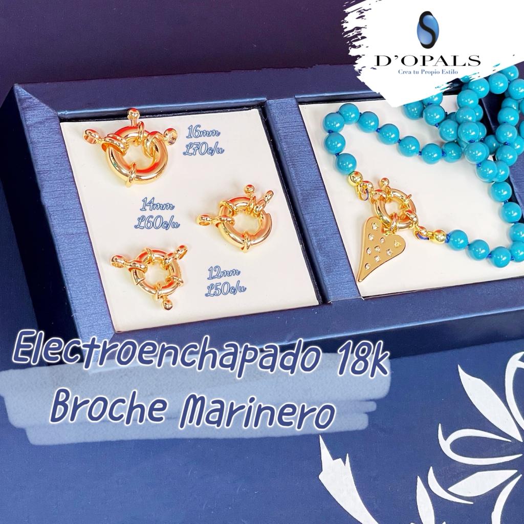 BROCHE MARINERO ELECTROENCHAPADO 13MM