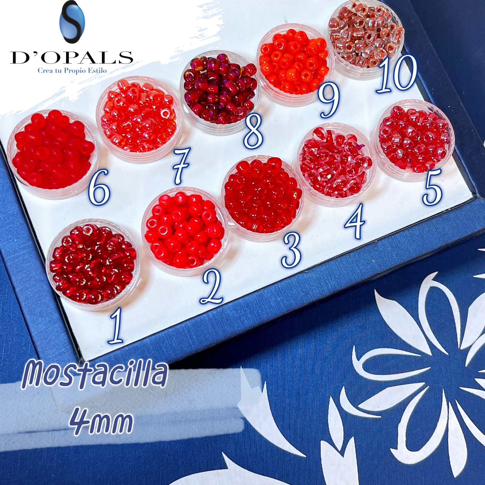 MOSTACILLA ROJA 4MM 50GR