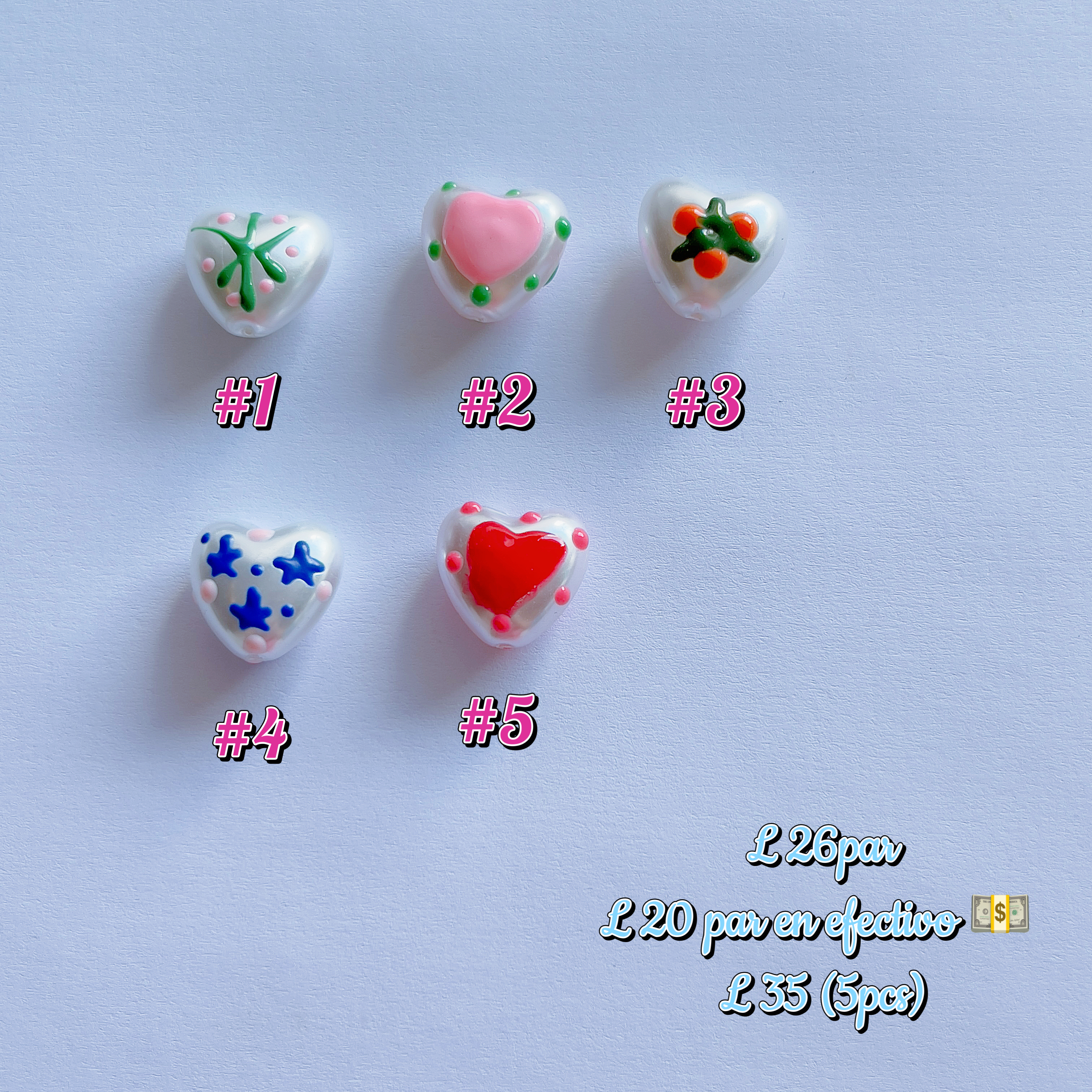 PERLA ACRILICA CON FIGURAS