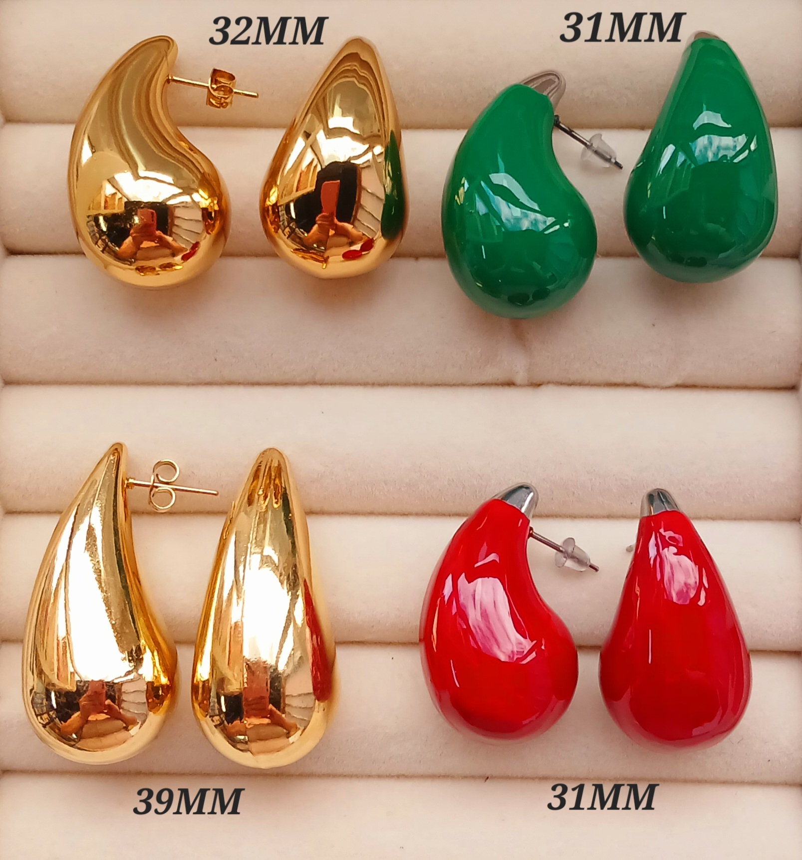 ARGOLLAS Y ARETES DE ACERO