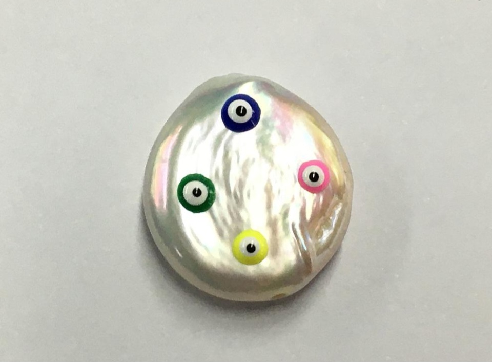 PERLA BARROCA CON OJOS TURCOS