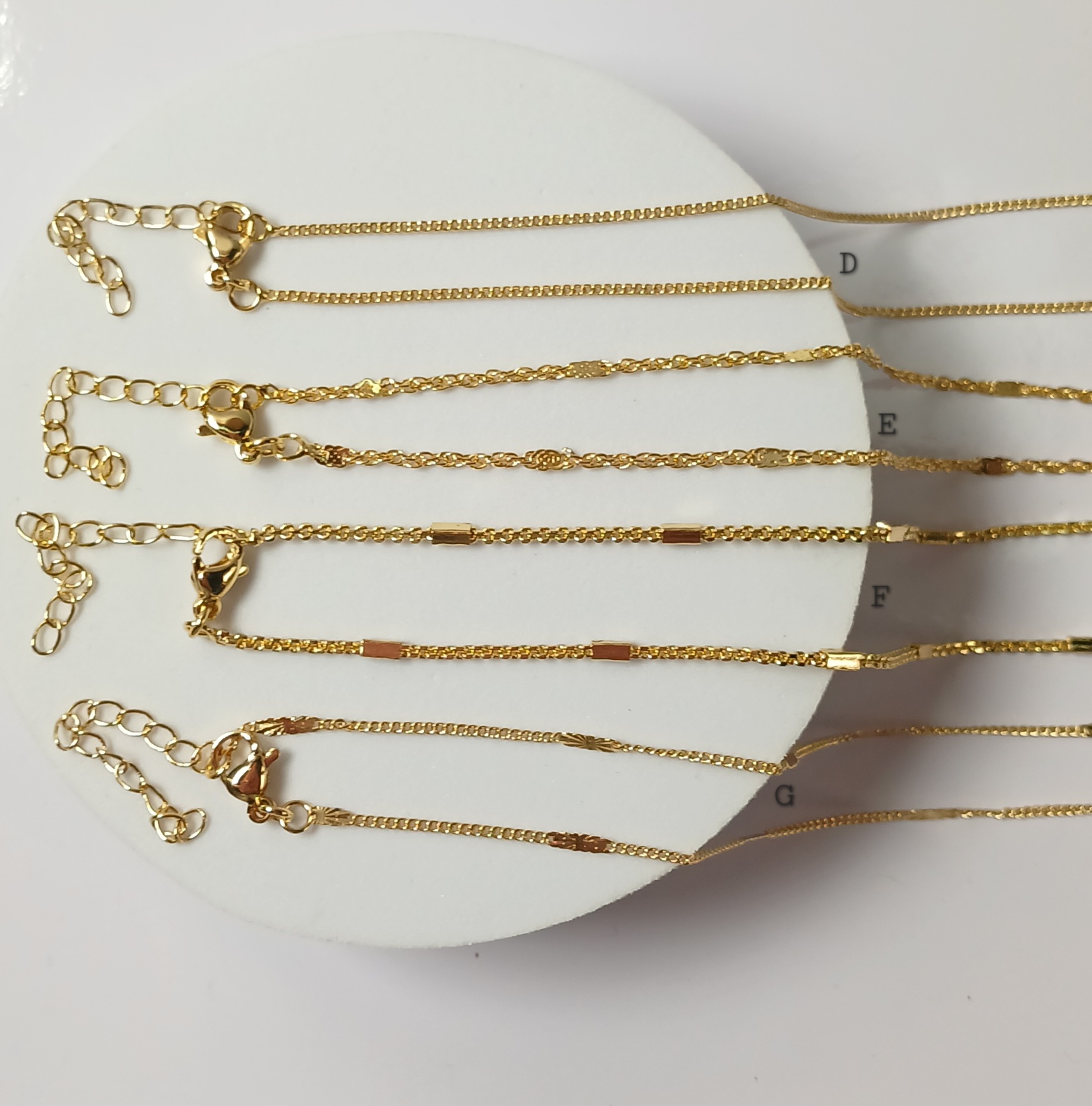 CADENAS TERMINADAS DE MICROCIRCONIA CON EXTENSOR