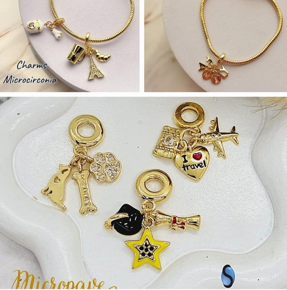 CHARMS VARIOS DE MICROCIRCONIA