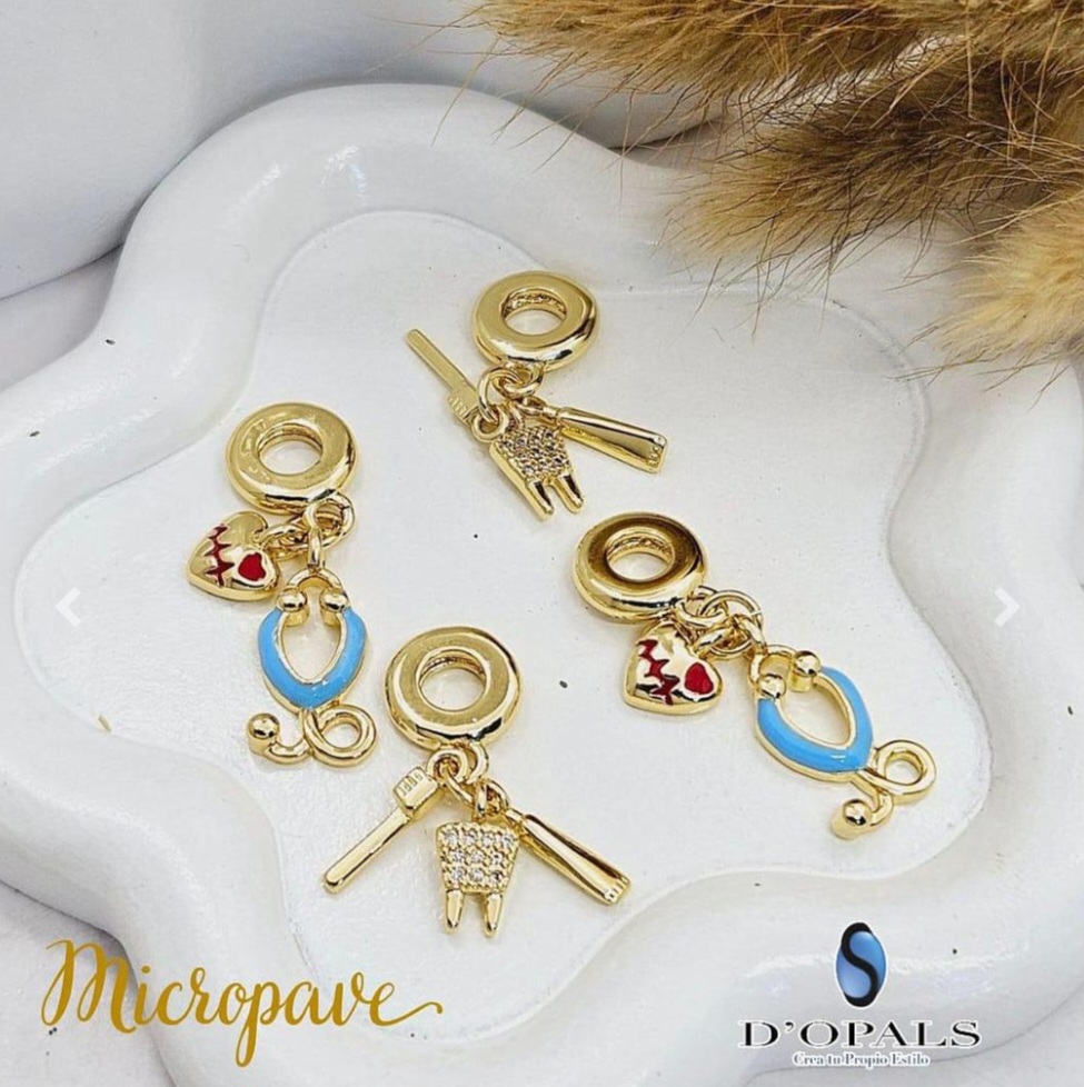 CHARMS VARIOS DE MICROCIRCONIA