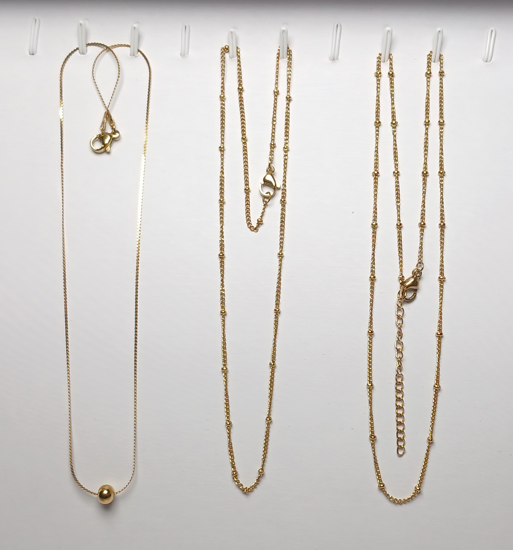 CADENAS TERMINADAS DE ACERO 40CM