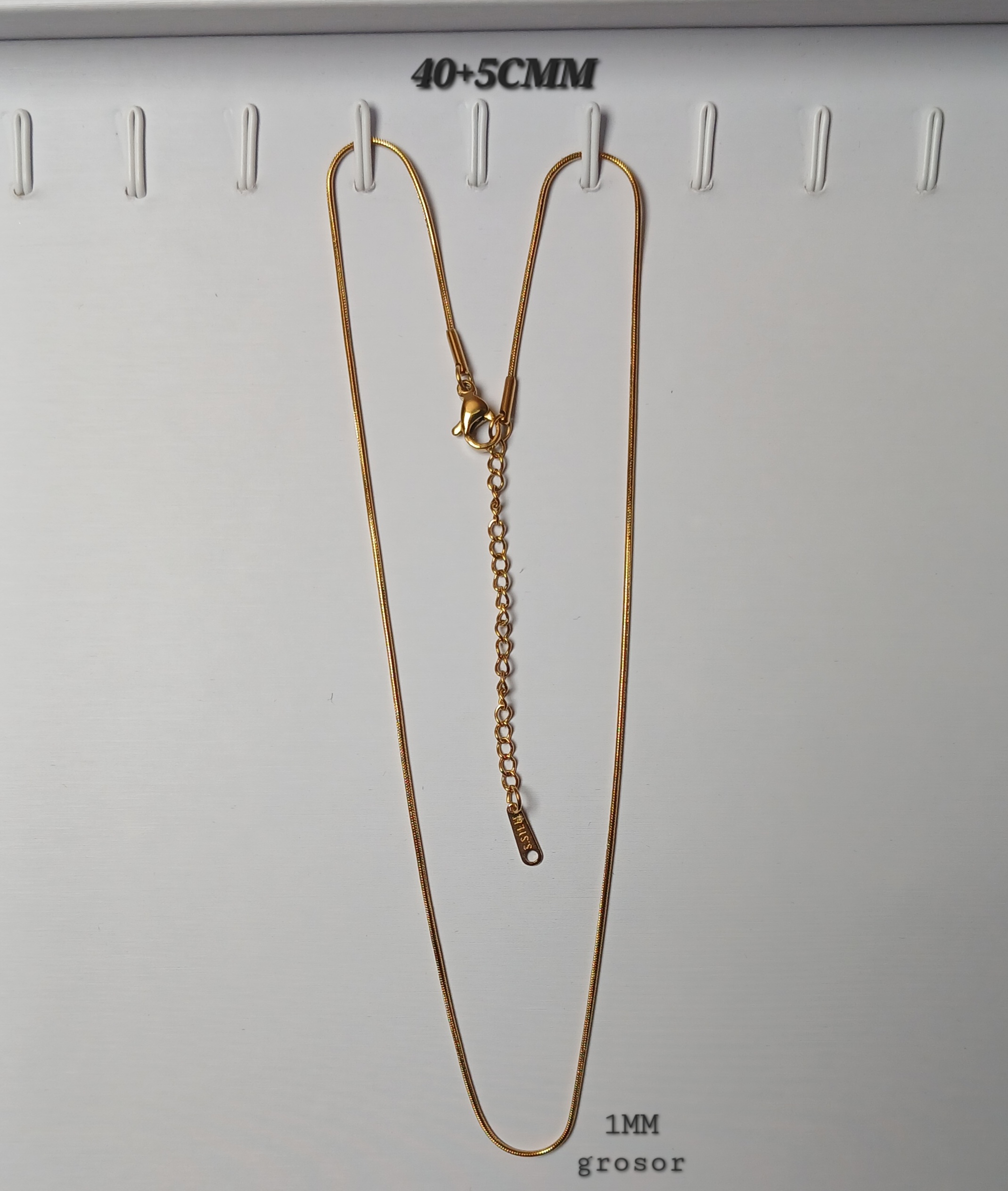 CADENAS TERMINADAS DE ACERO 45+5CM