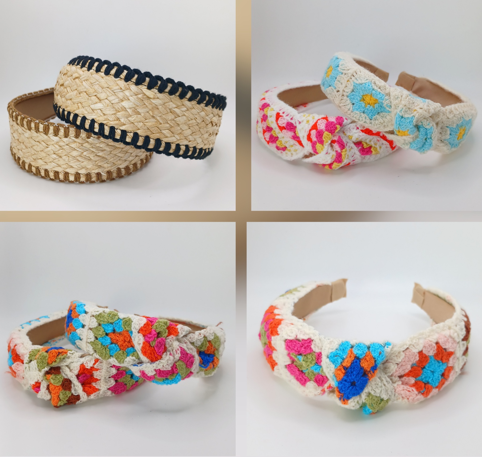 DIADEMAS BORDADAS DE TELA