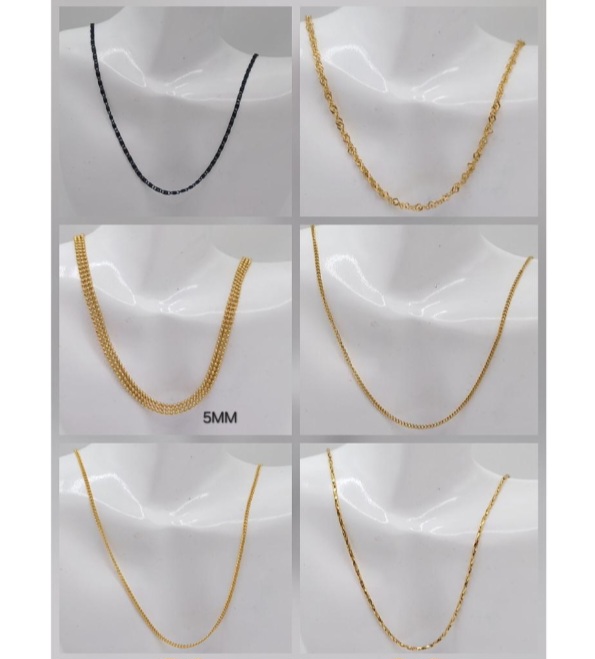 CADENAS TERMINADAS CON DIJES DE ACERO