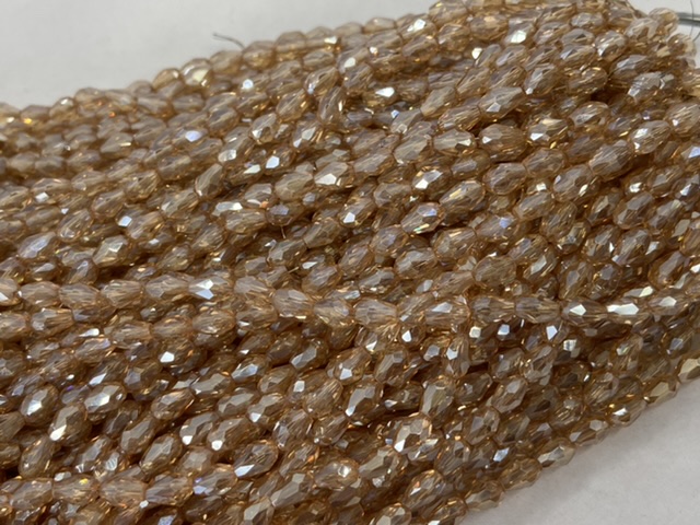 CRISTAL GOTA FACETEADA 7X5MM