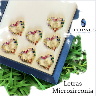 CORAZON LETRA S MULTICOLOR