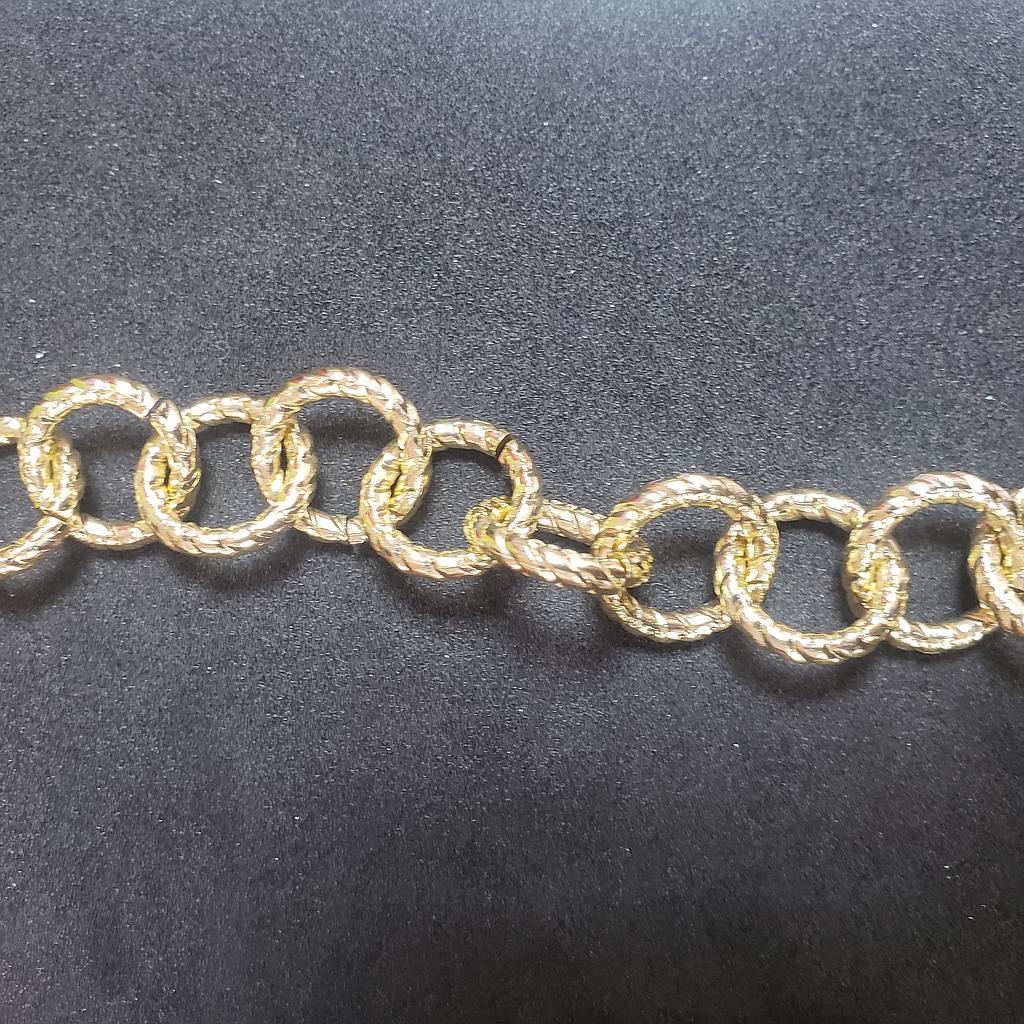 CADENA DE ALUMINIO DORADA