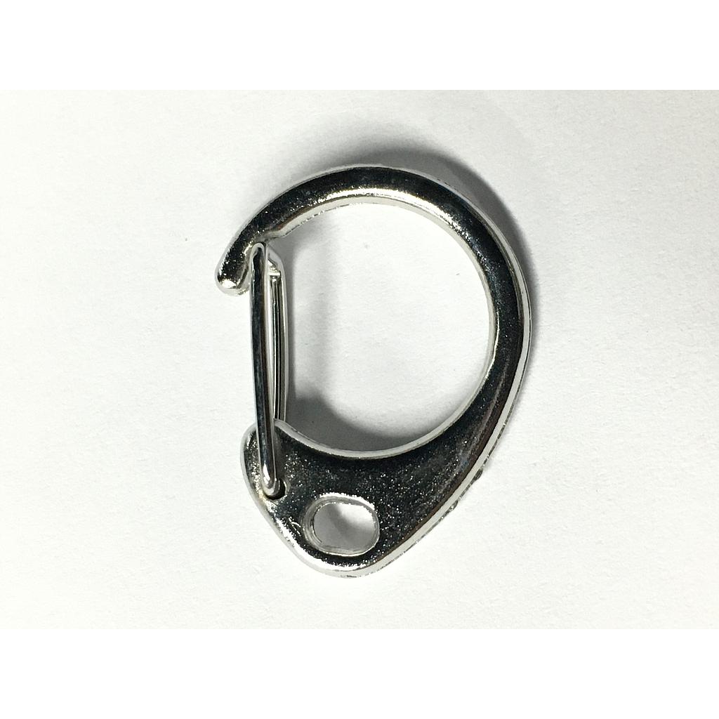 BROCHE PARA LLAVERO PLATEADO 23X19MM