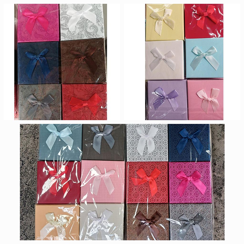 CAJAS PARA REGALO 9X9CM PAQUETE 12 CAJAS