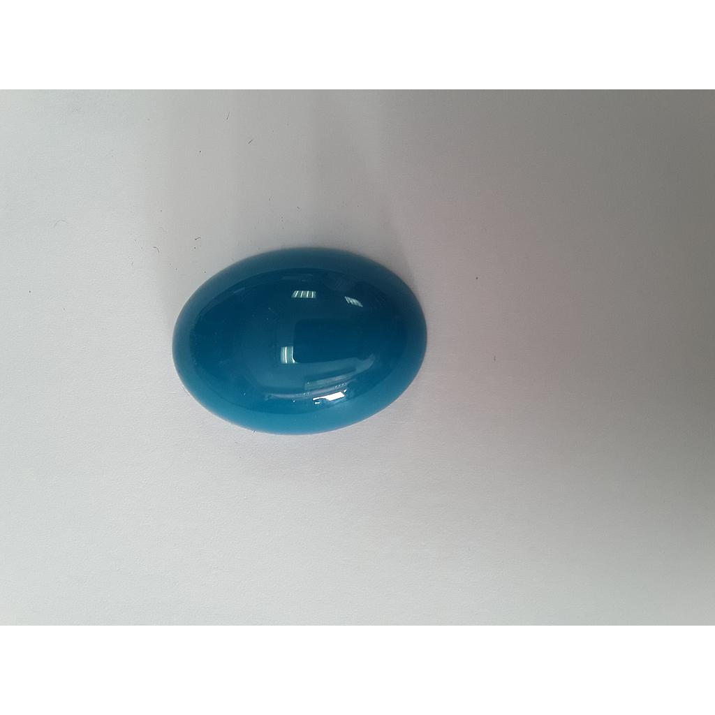 OVALADO PARA PEGAR AZUL 30X22MM