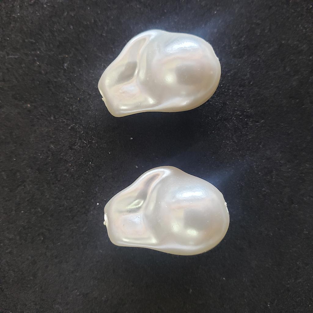 PERLA ACRILICA BARROCA 16X22MM 16PCS