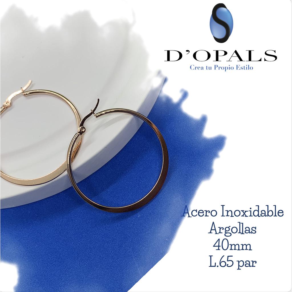 ARGOLLAS 40MM ROSE GOLD