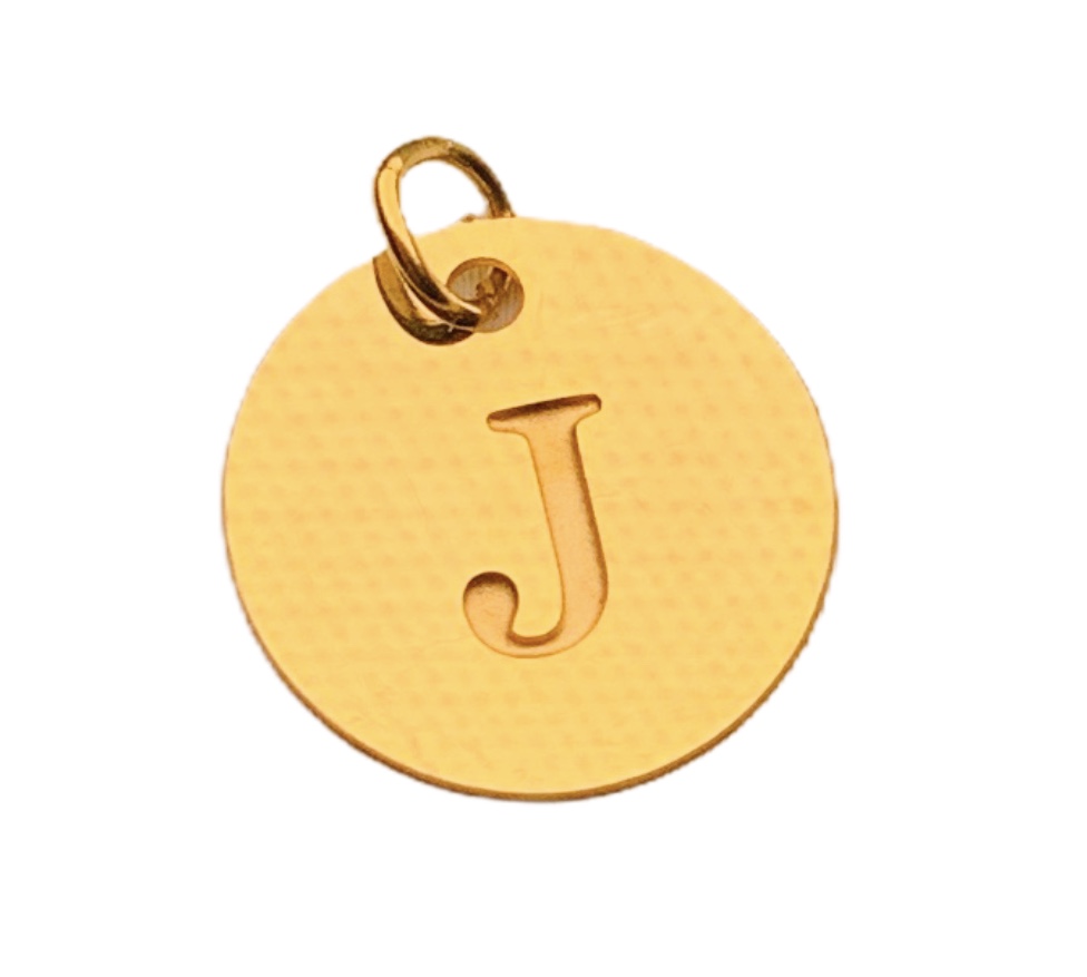 DIJE LETRA J 12MM