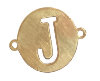 DIJE LETRA J PULSERA 15MM