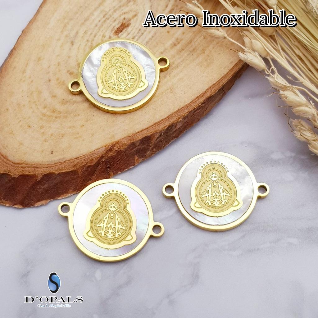 DIJE VIRGEN DE SUYAPA ACERO 18MM