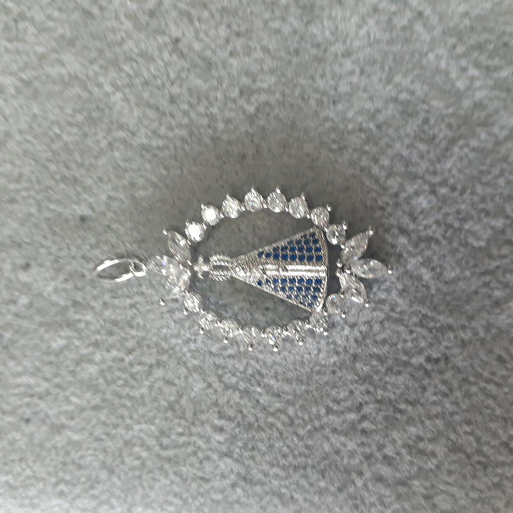 DIJE MICROCIRCON PLATEADO 