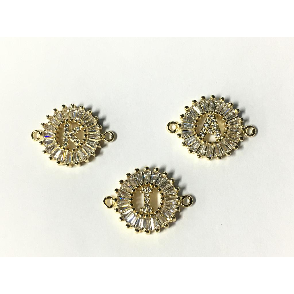 DIJE LETRA DE MICROCIRCONIA 15MM