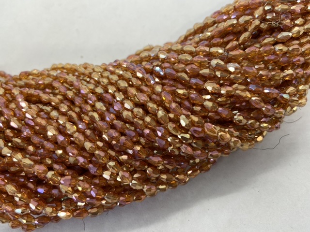 CRISTAL DE GOTA FACETEADA 2X2MM