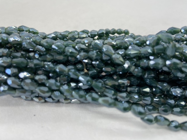 CRISTAL DE GOTA FACETEADA 4X6MM