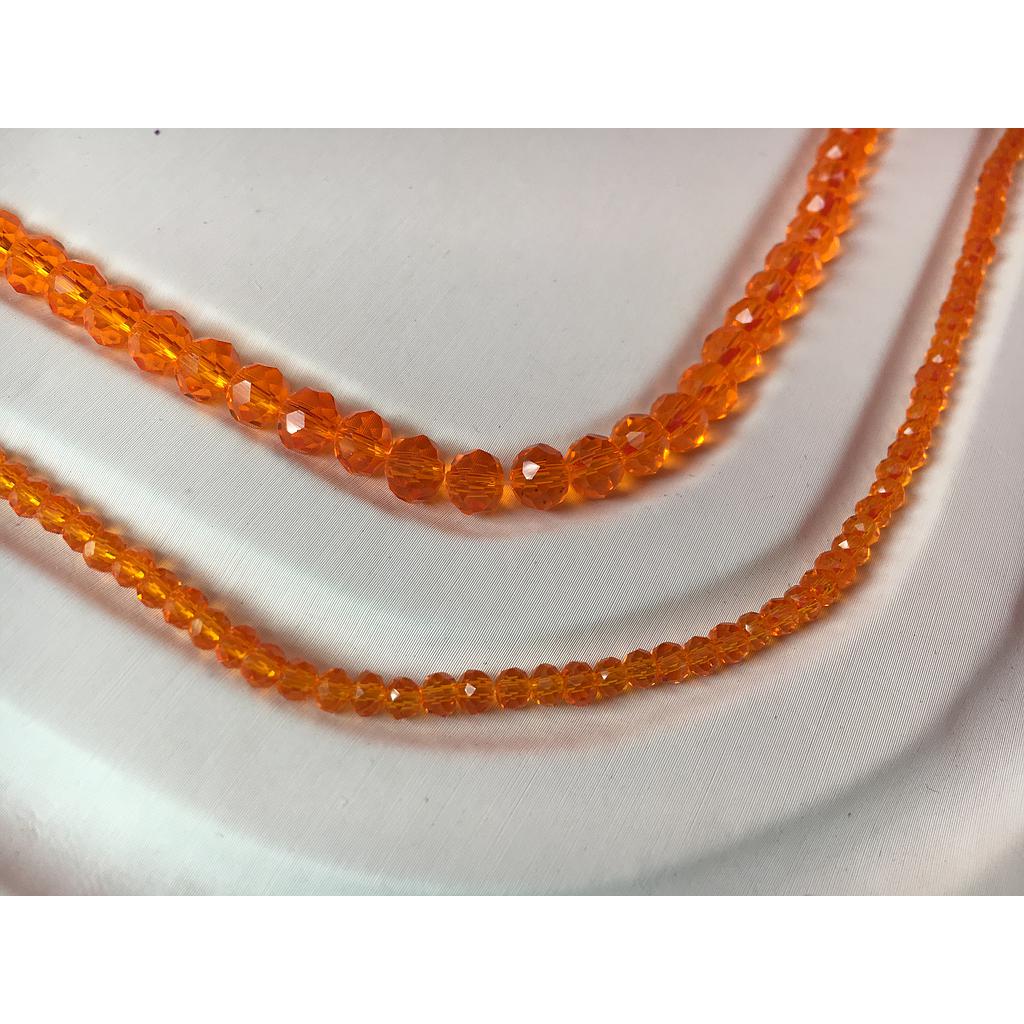 CRISTAL RONDEL NARANJA PERLADO 2MM