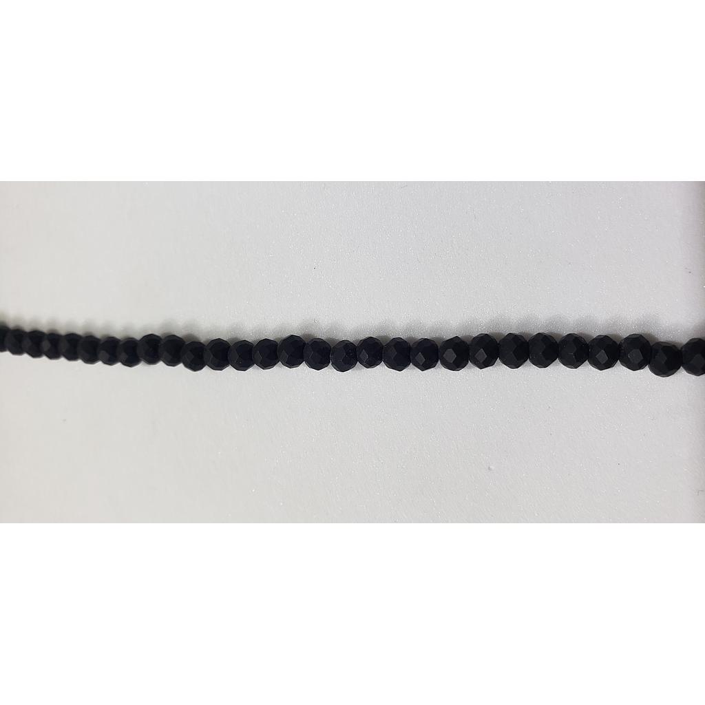 CRISTAL RONDEL NEGRO MATE 4MM