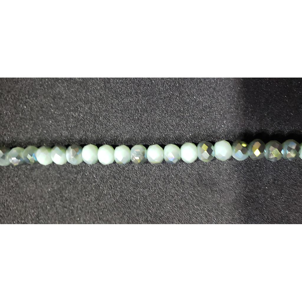 CRISTAL RONDEL VERDE MENTA AB 6MM