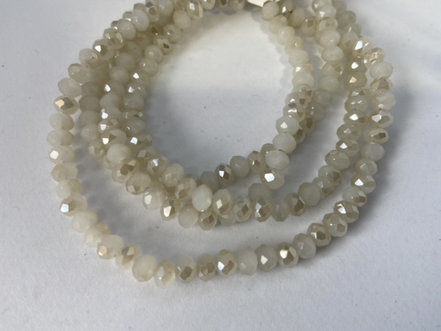 CRISTAL RONDEL BLANCO CREMA 6MM