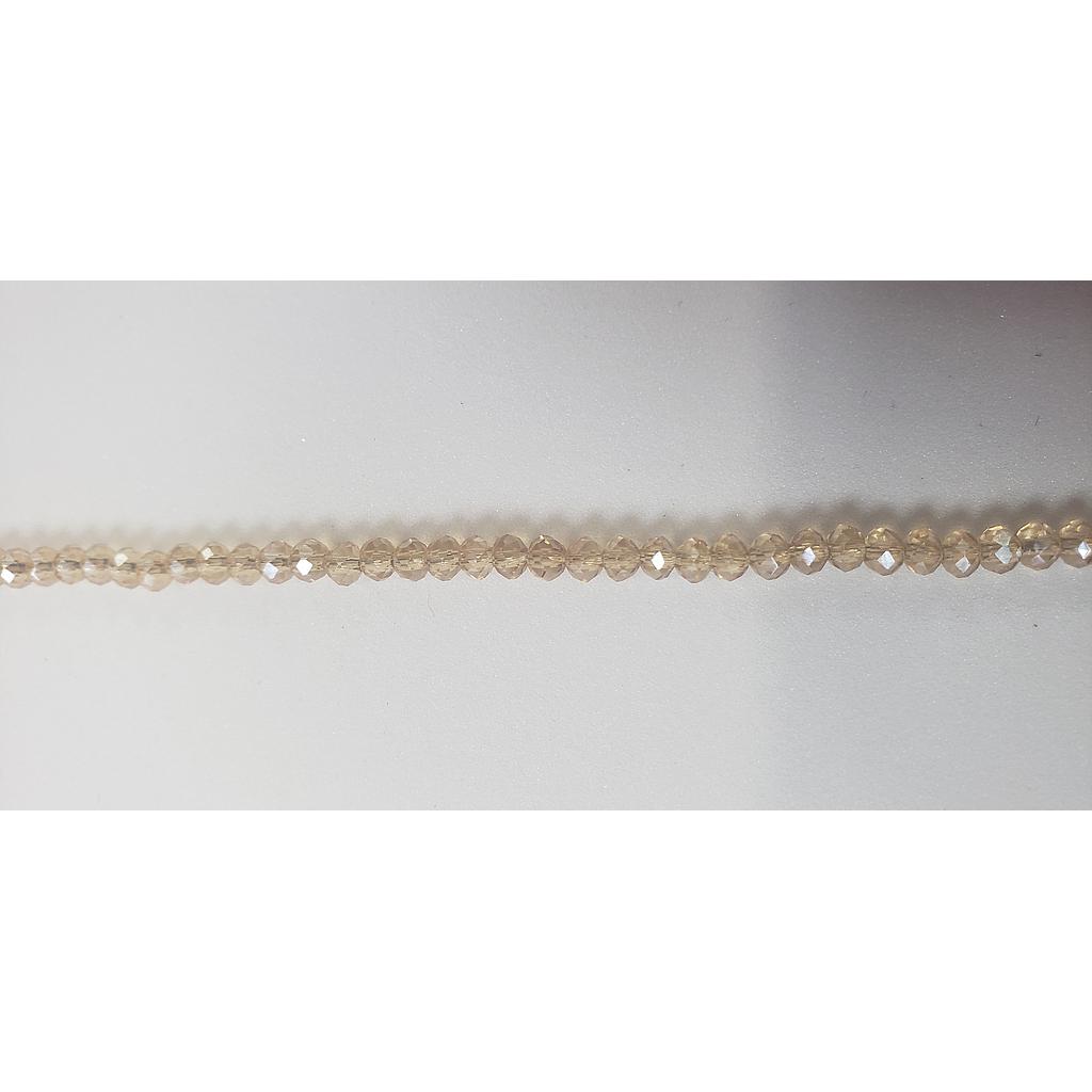 CRISTAL RONDEL CHAMPAGNE 3MM