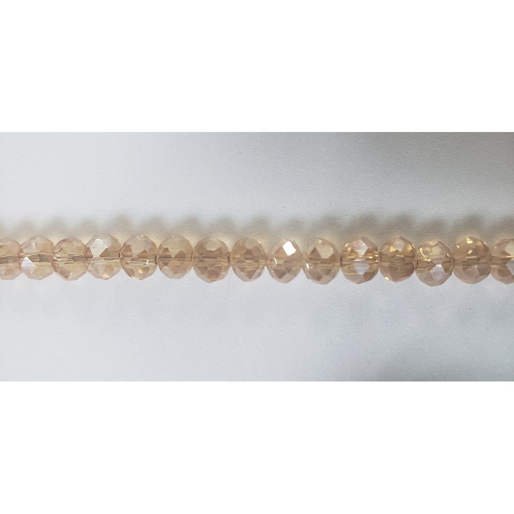 CRISTAL RONDEL CHAMPAGNE 6MM