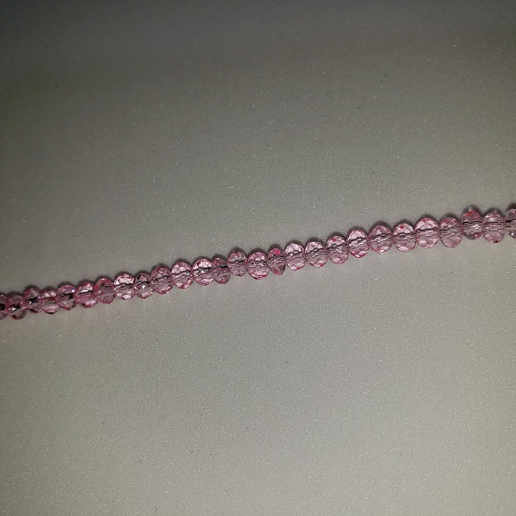 CRISTAL RONDEL ROSADO CREPE 3MM