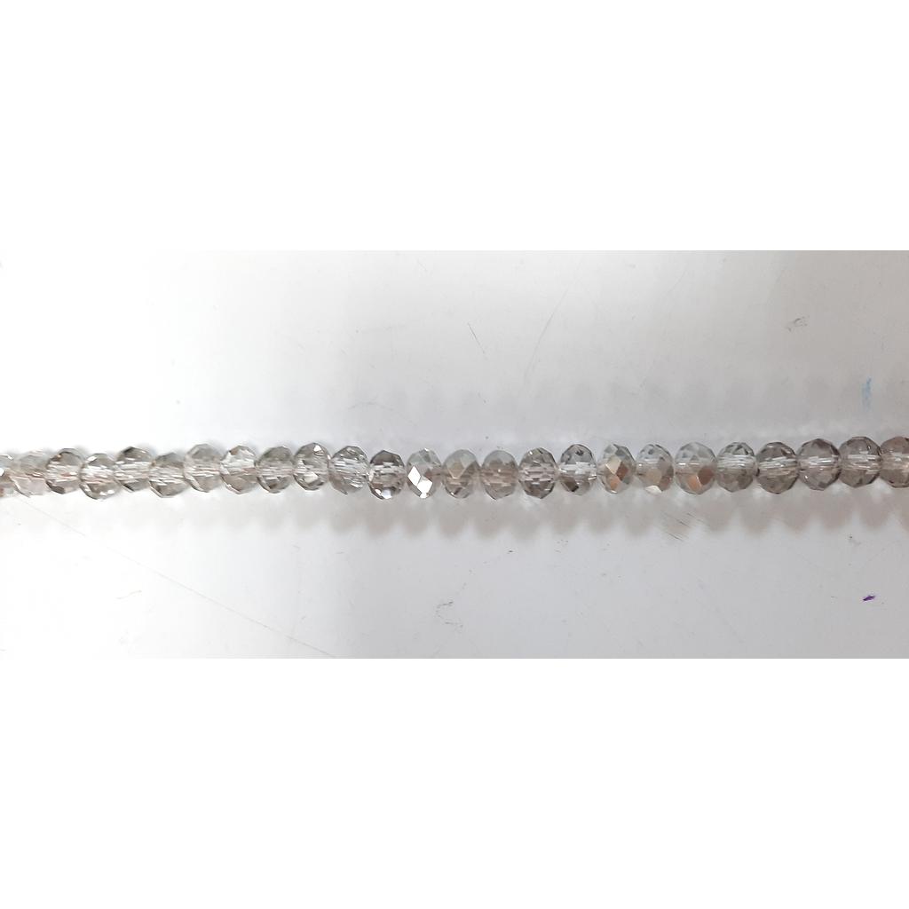 CRISTAL RONDEL GRIS PERLA 6MM