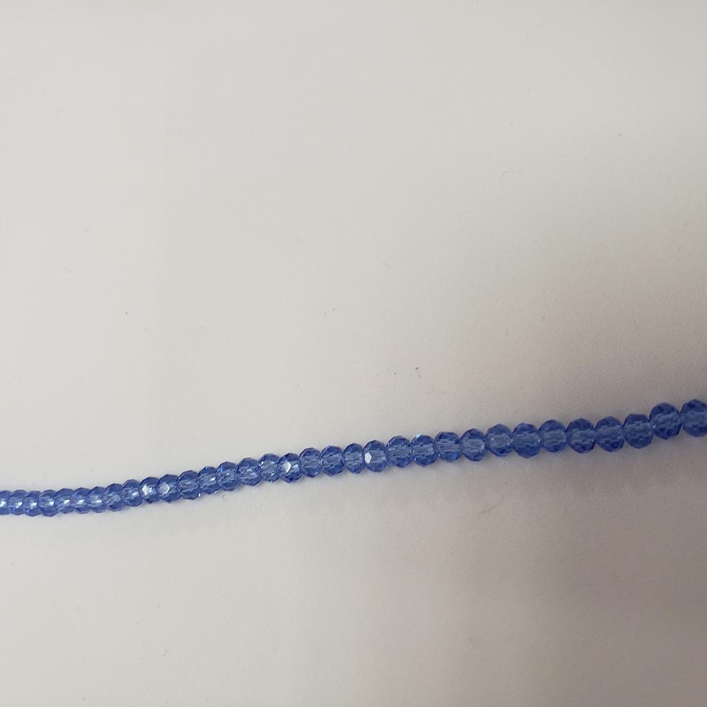 CRISTAL RONDEL AZUL COBALTO 4MM