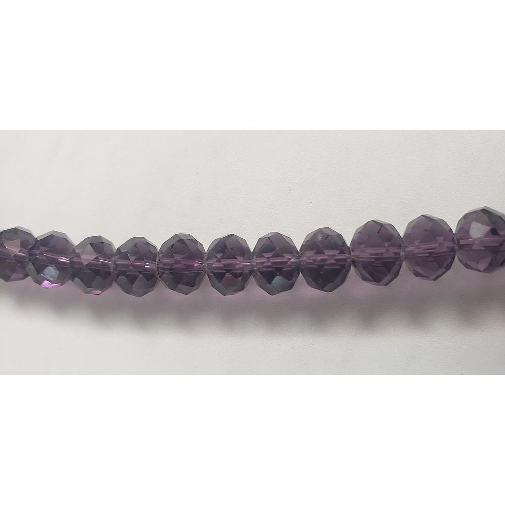 CRISTAL RONDEL MORADO UVA 8MM