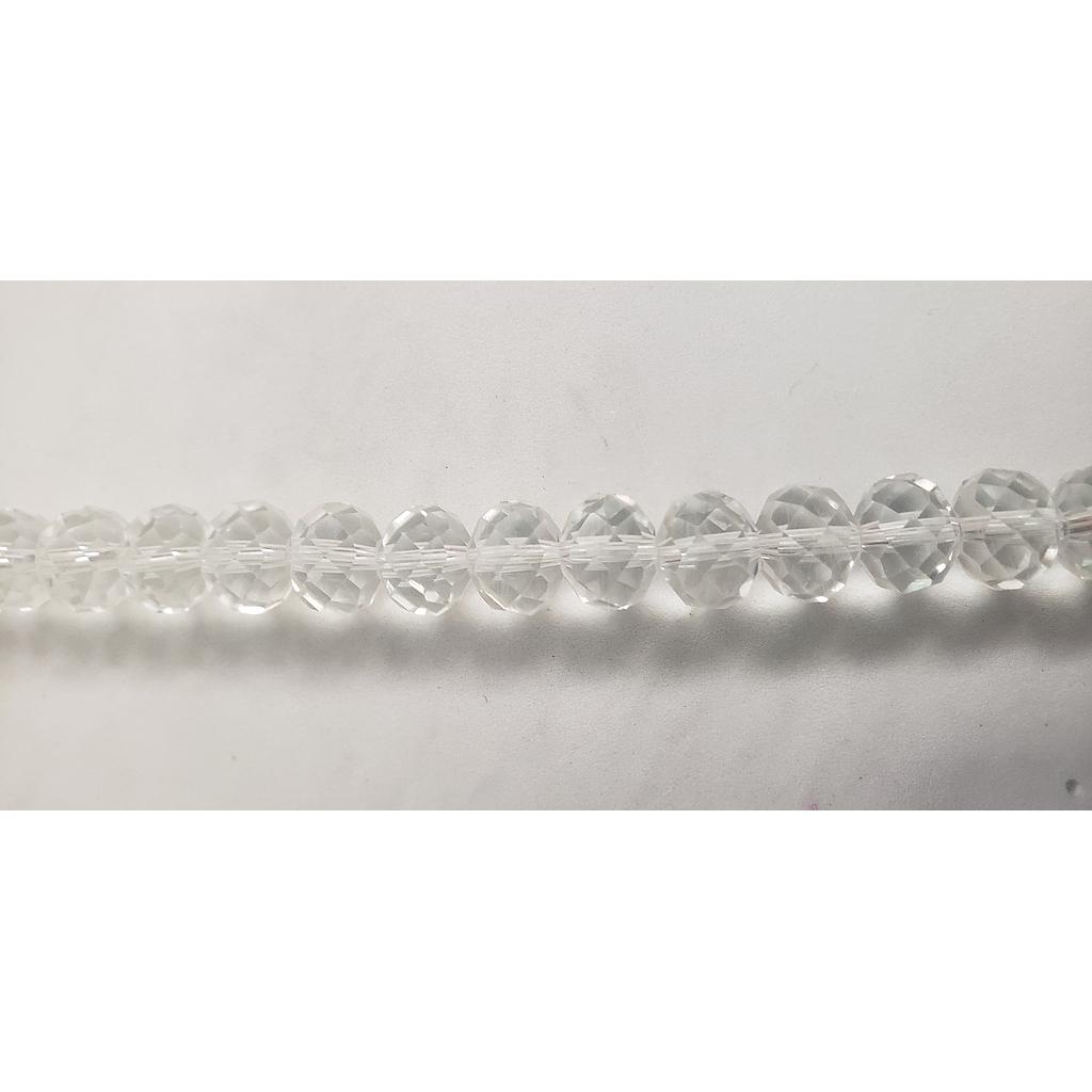 CRISTAL RONDEL TRANSPARENTE 6MM