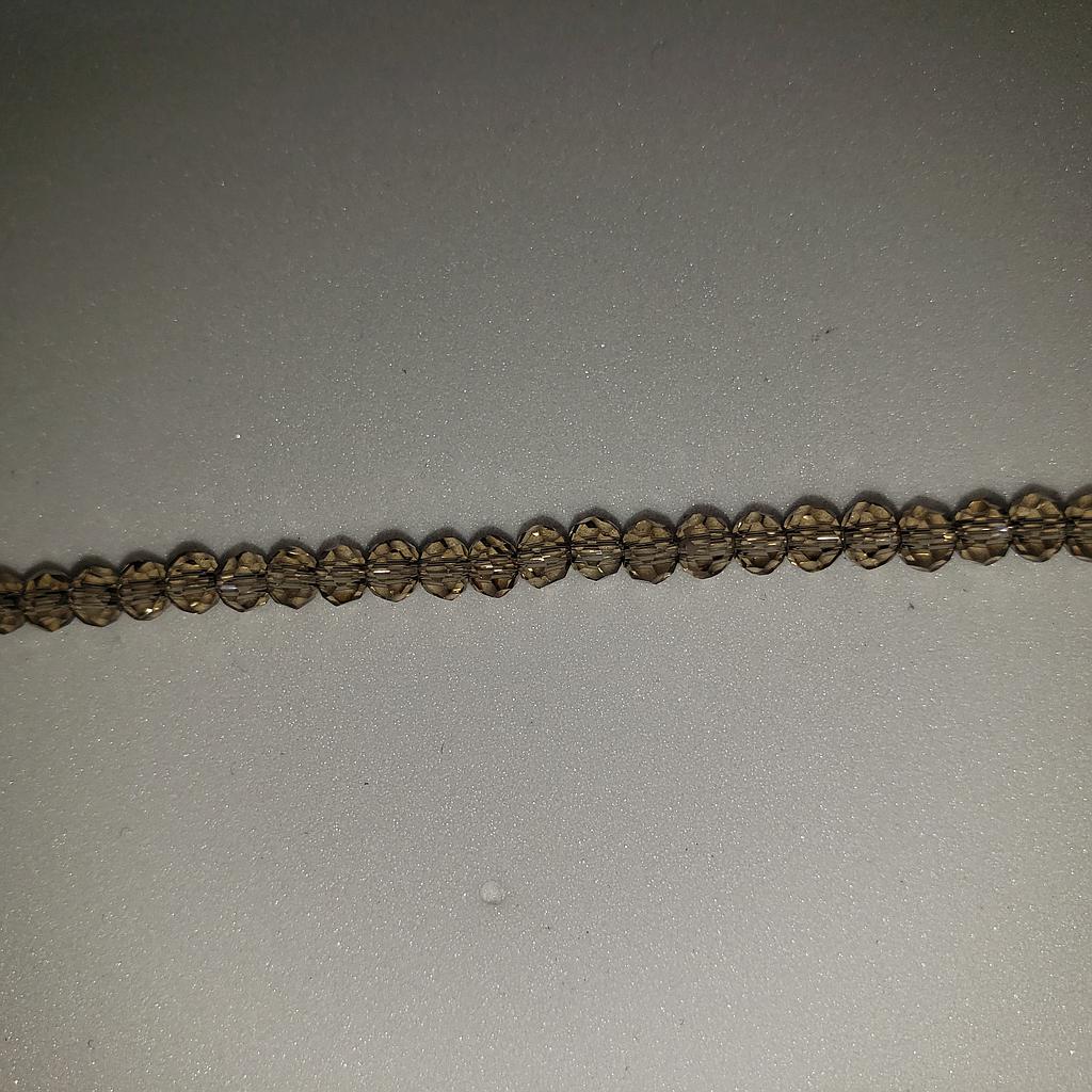 CRISTAL RONDEL MARRON TOBACCO 3MM