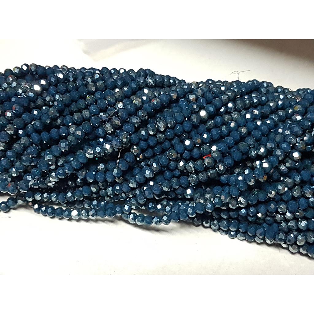 CRISTAL RONDEL AZUL CHECO 4MM