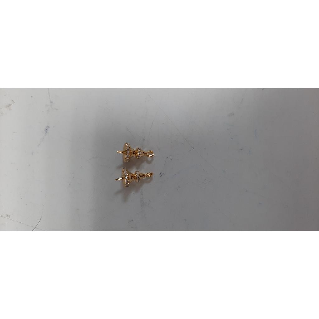 PIN PORTADIJE PARA PEGAR PIEDRA ELECTROENCHAPADO