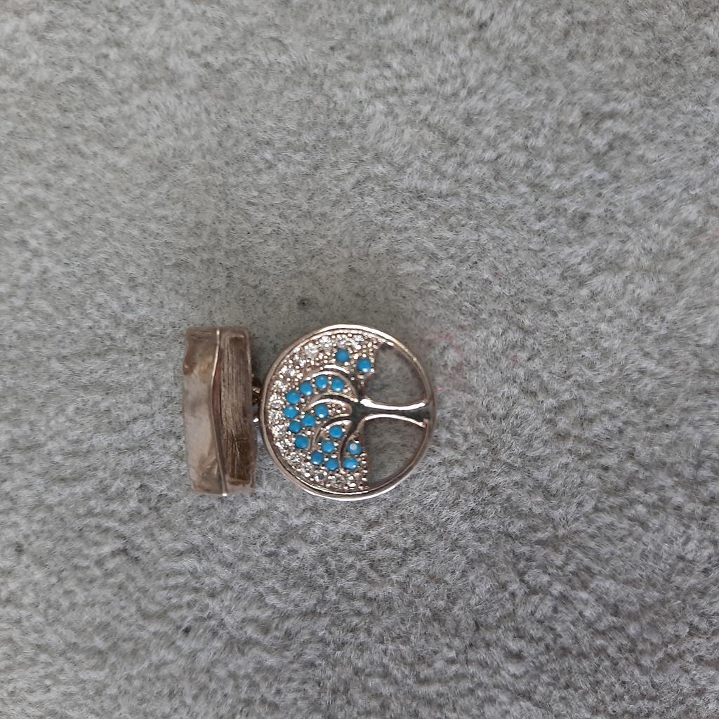 DIJE ARBOL MICROCIRCON PLATEADO