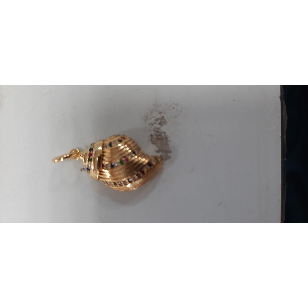 DIJE CONCHA MICROCIRCON  