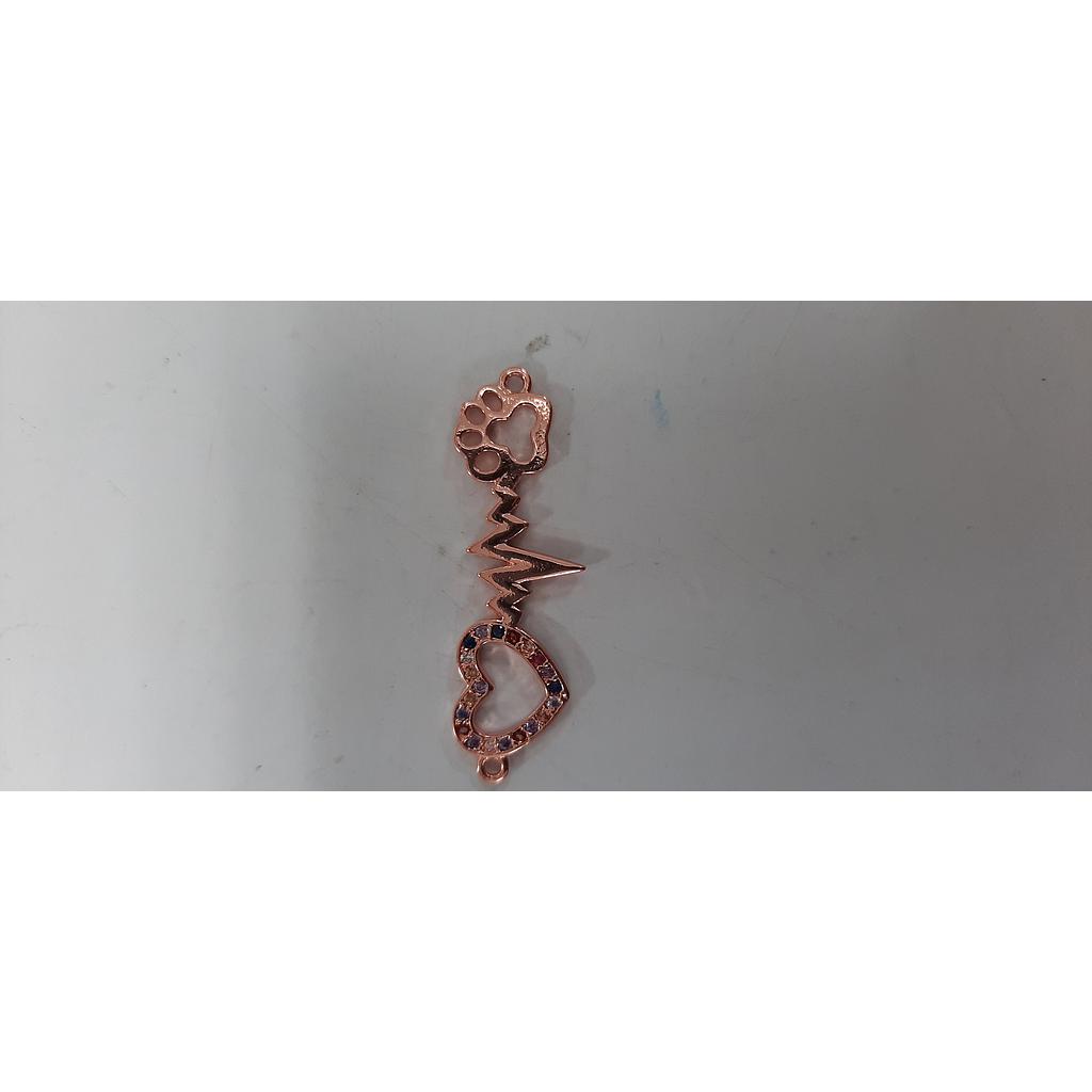 DIJE CORAZON CARDIO MICROCIRCON